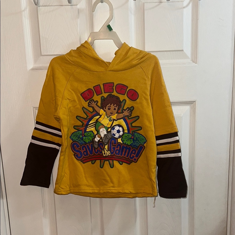 Yellow Diego Kids Hoodie